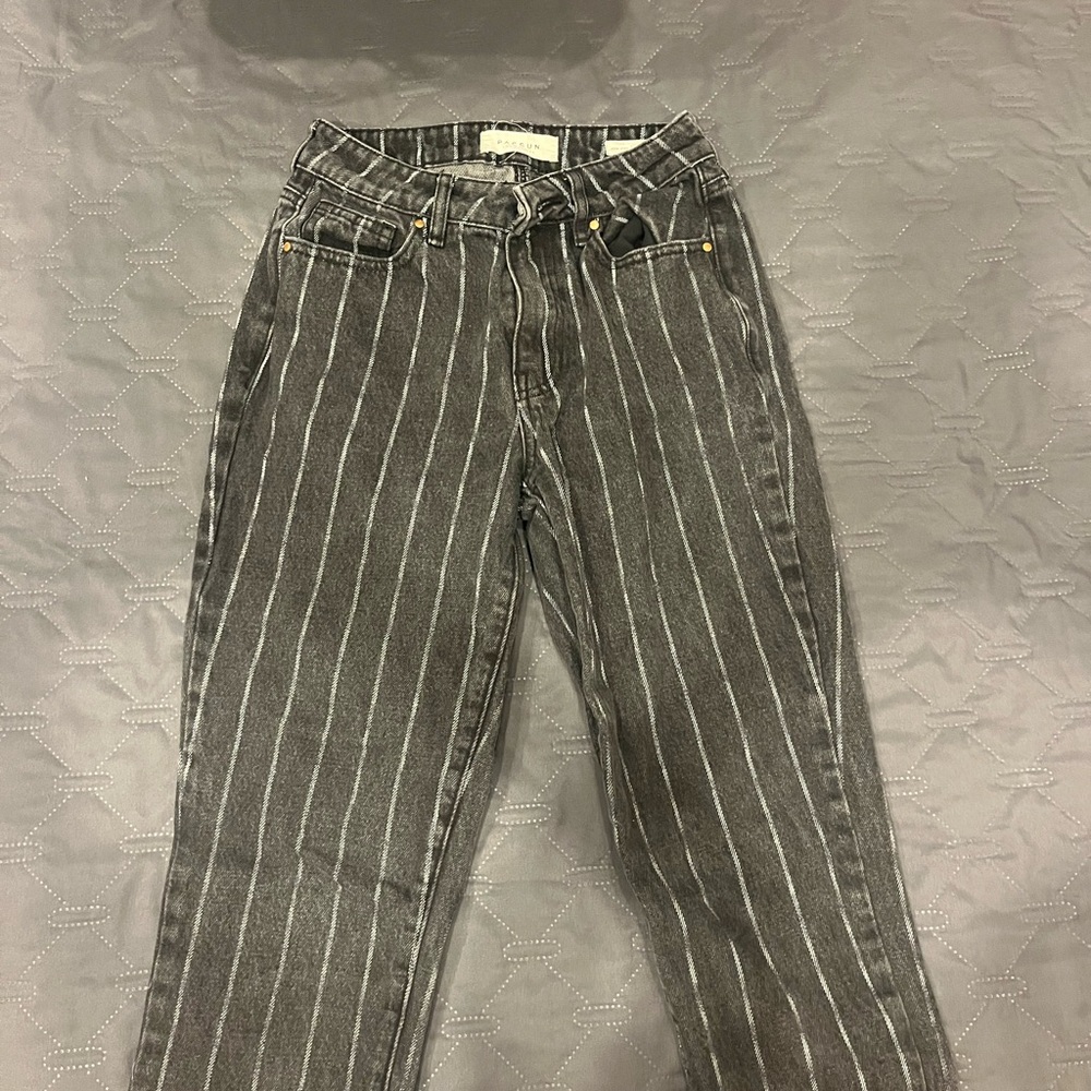 PacSun Black and White Patterned Jeans